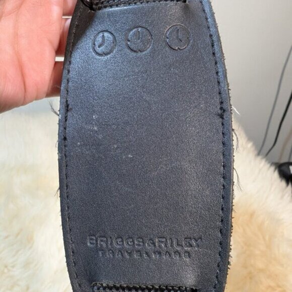 BRIGGS & RILEY 07-BB107 VERTICAL BLACK NYLON LAPTOP BRIEFCASE BAG Travel - Picture 10 of 16